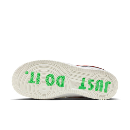 Nike Air Force 1 “07 LX “Just Do It – White University Red Snakeskin”