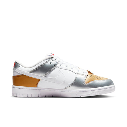 Nike Dunk Low SE “Silver Gold Metallic”