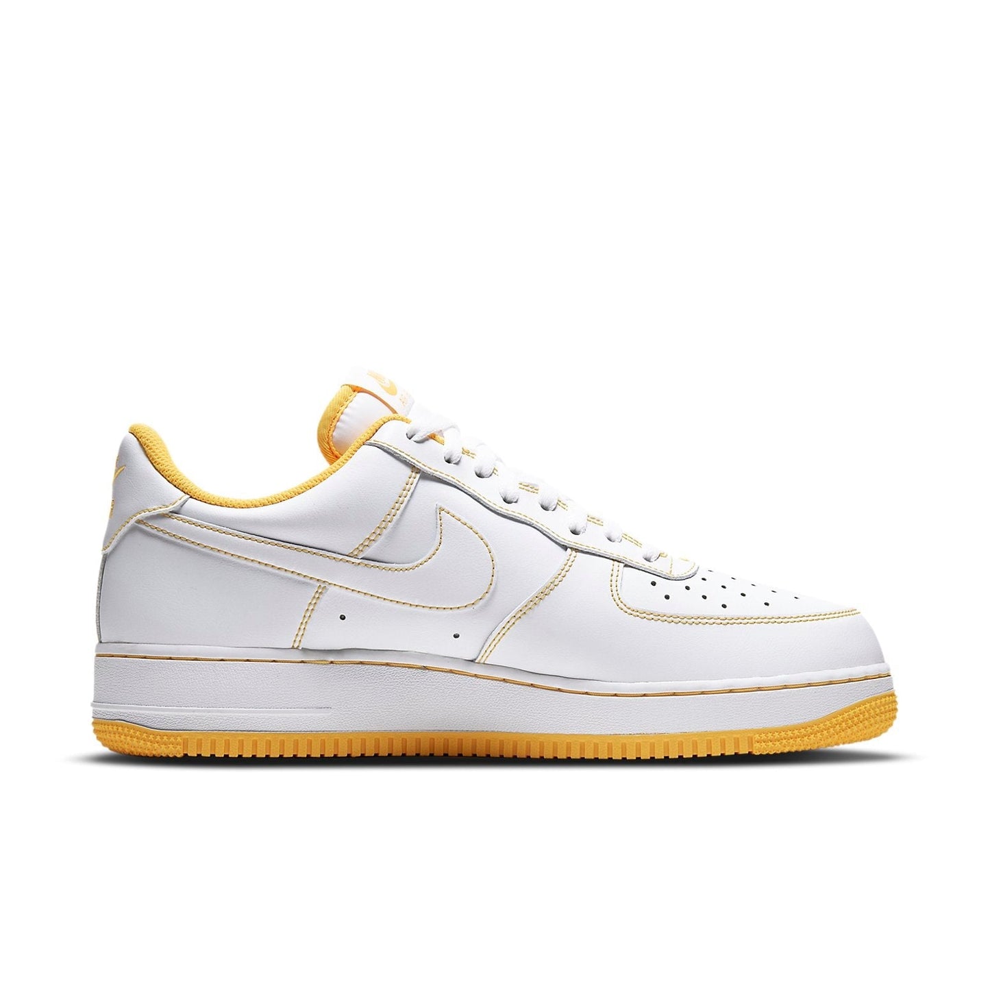 Nike Air Force 1 “07 “Contrast Stitch – White Laser Orange”
