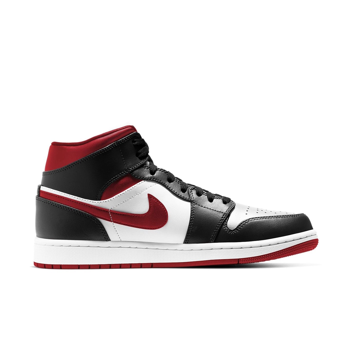 Air Jordan 1 Mid “Black White Gym Red”
