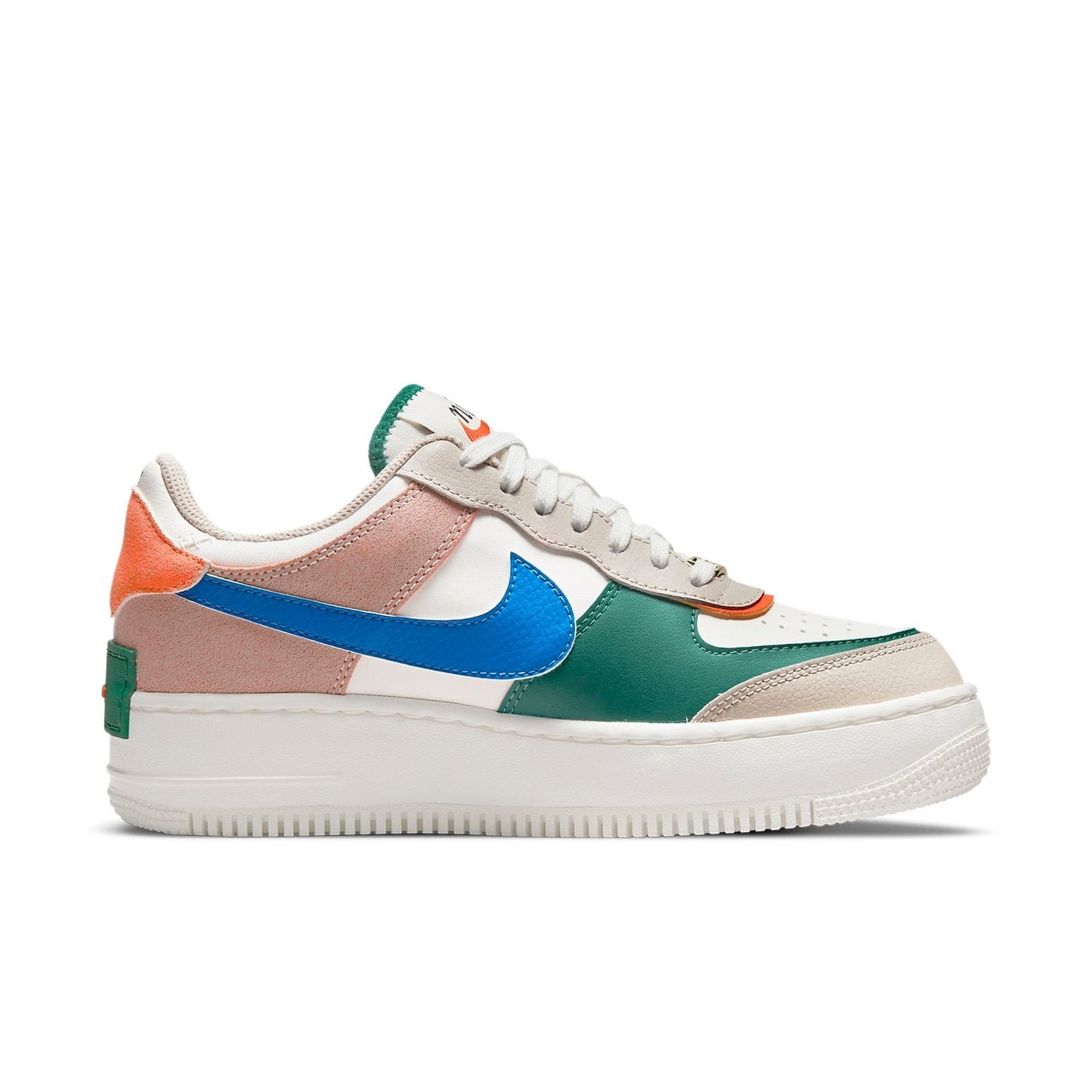 Nike Air Force 1 Shadow “Sail Signal Blue Green”