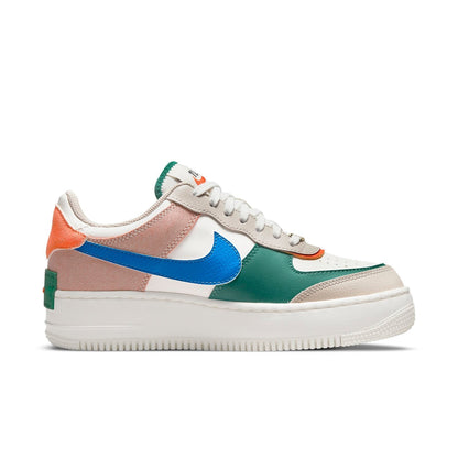 Nike Air Force 1 Shadow “Sail Signal Blue Green”