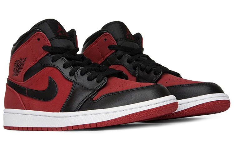 Air Jordan 1 Mid “Reverse Banned Gym Red Black”