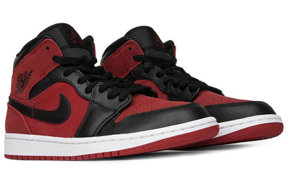 Air Jordan 1 Mid “Reverse Banned Gym Red Black”