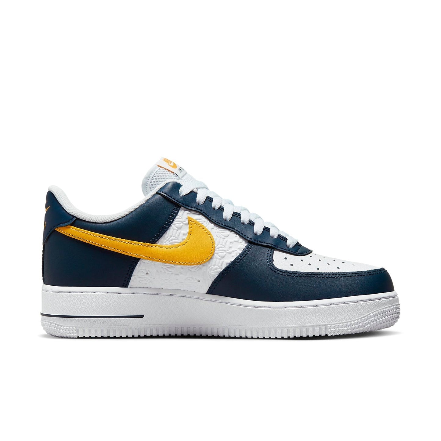 Nike Air Force 1 “07 “Embossed Hoops – Dark Obsidian”