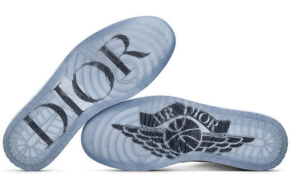 Dior x Air Jordan 1 High OG “White Wolf Grey”