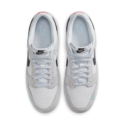 Nike Dunk Low “Mini Swoosh – White Grey Navy Aqua”