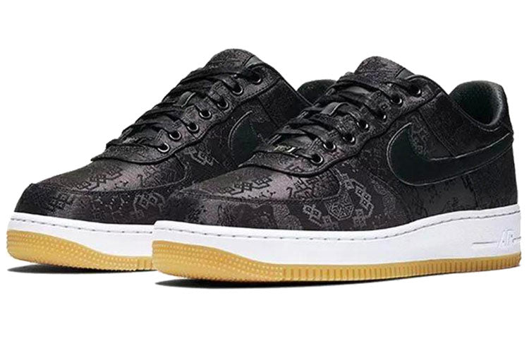 Nike x Fragment Design x CLOT Air Force 1 “Black Silk”