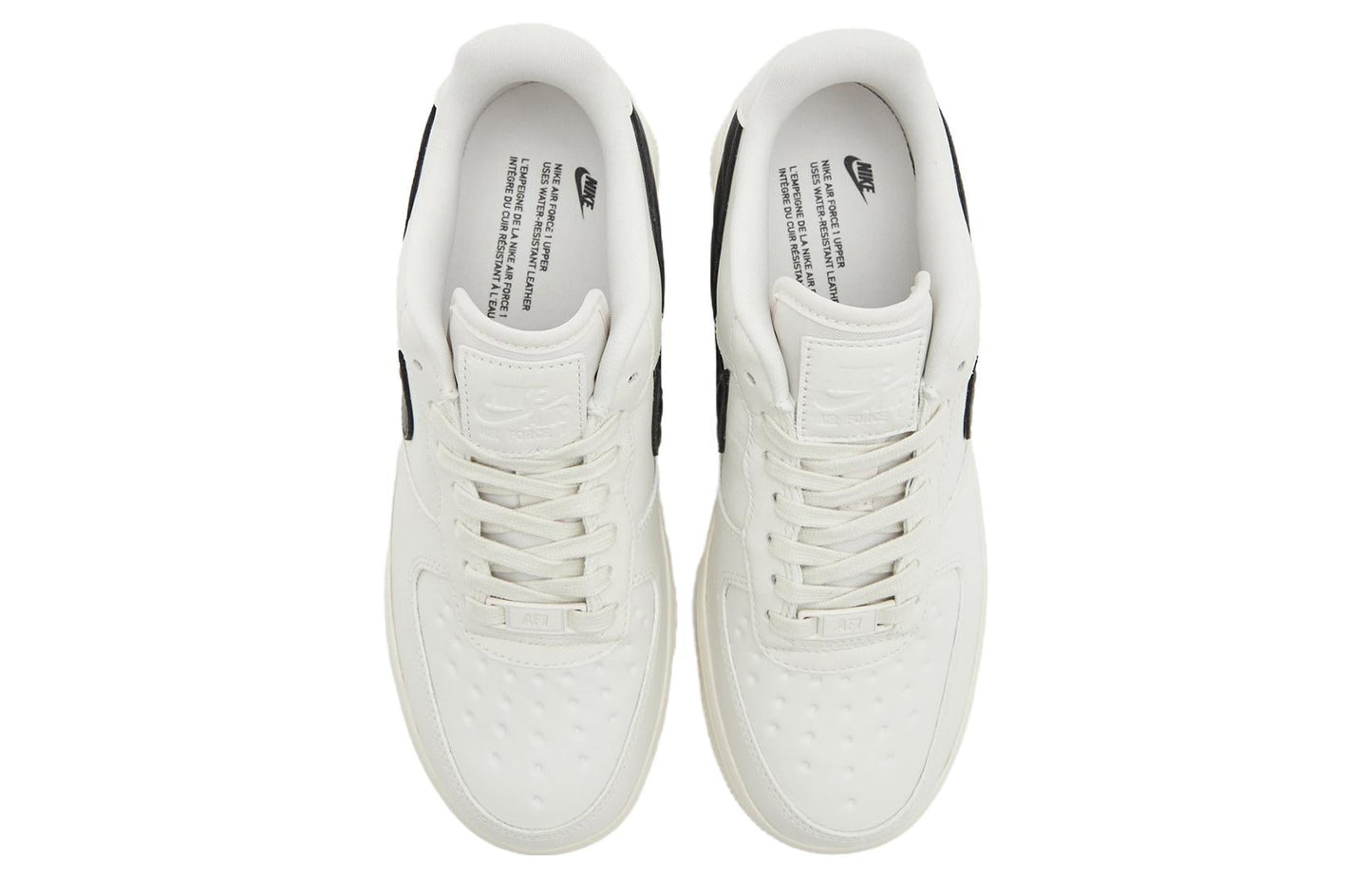 Nike Air Force 1 “07 Quilted Swoosh “Beige Black”