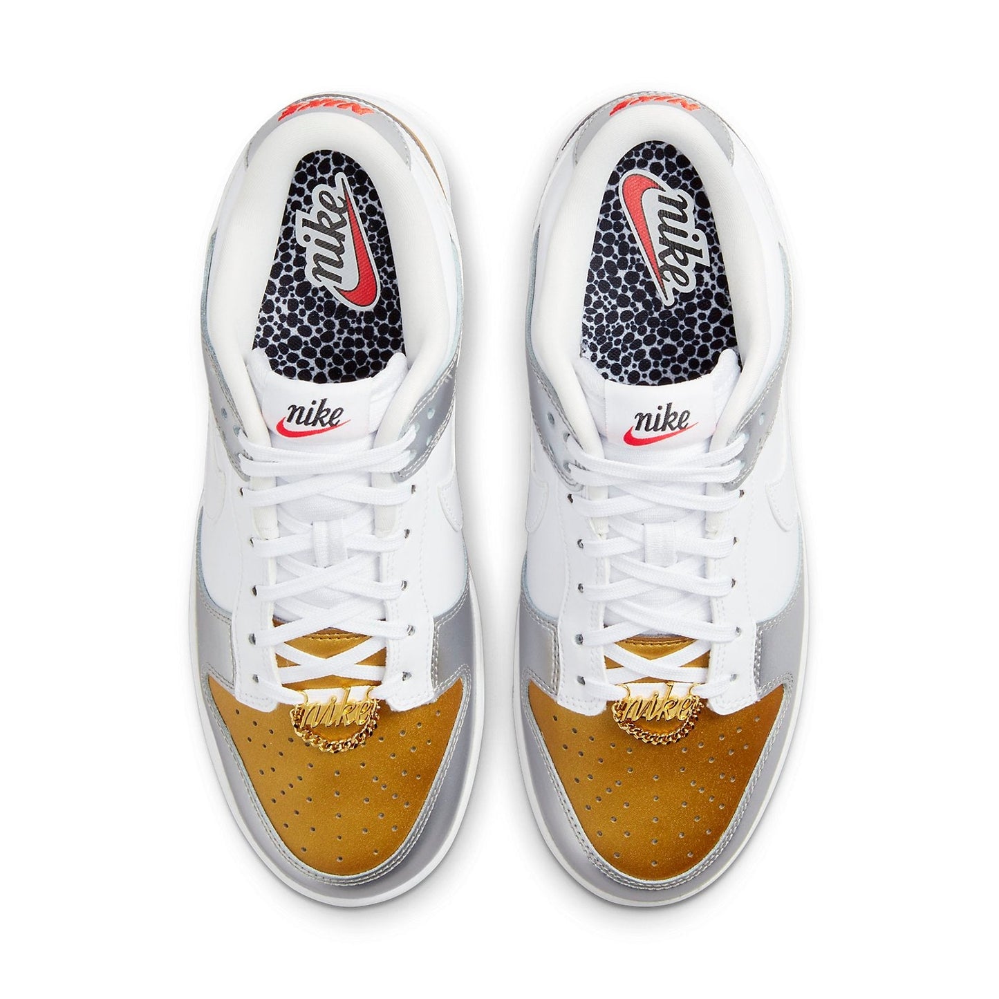 Nike Dunk Low SE “Silver Gold Metallic”