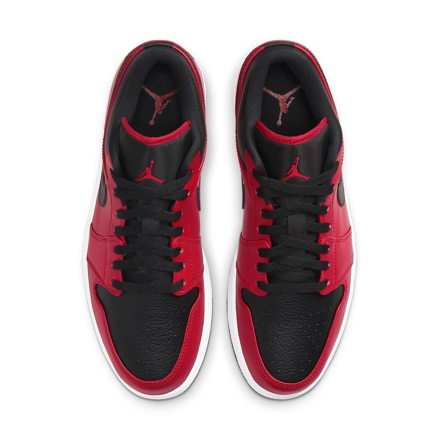 Air Jordan 1 Low “Reverse Bred Pebbled Swoosh”
