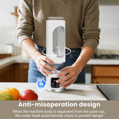 Portable Blender Personal Electric USB，Compact for Smoothies Portable juicer Shakes and Smoothies Blender，Baby Food Leak Proof Design Small Blenders，Mixing，Compact、Convenient and Versatile On-The-Go - Perfect Travel, Back To School & Gym Practical Gift