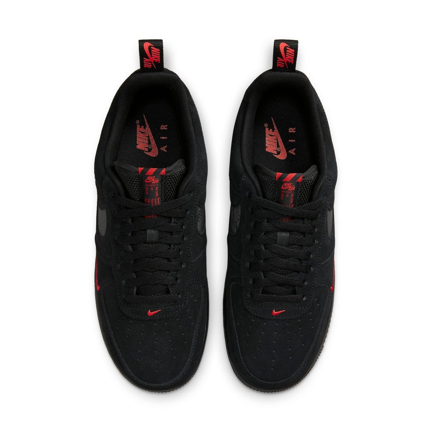 Nike Air Force 1 Low “07 LV8 “Multi-Swoosh Black Crimson”