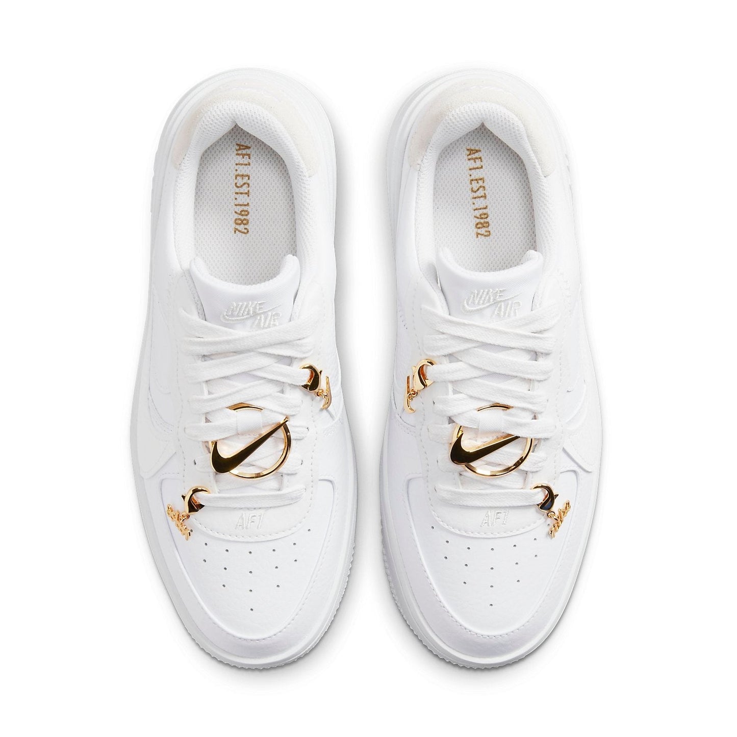 Nike Air Force 1 Low Plt Af Orm Bling “White Metallic Gold Summit White”