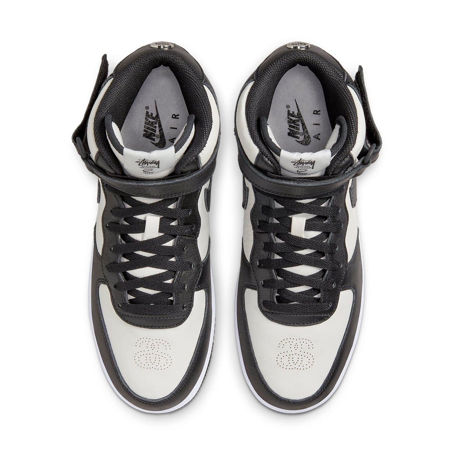 Nike x Stussy Air Force 1 Mid “Black White”