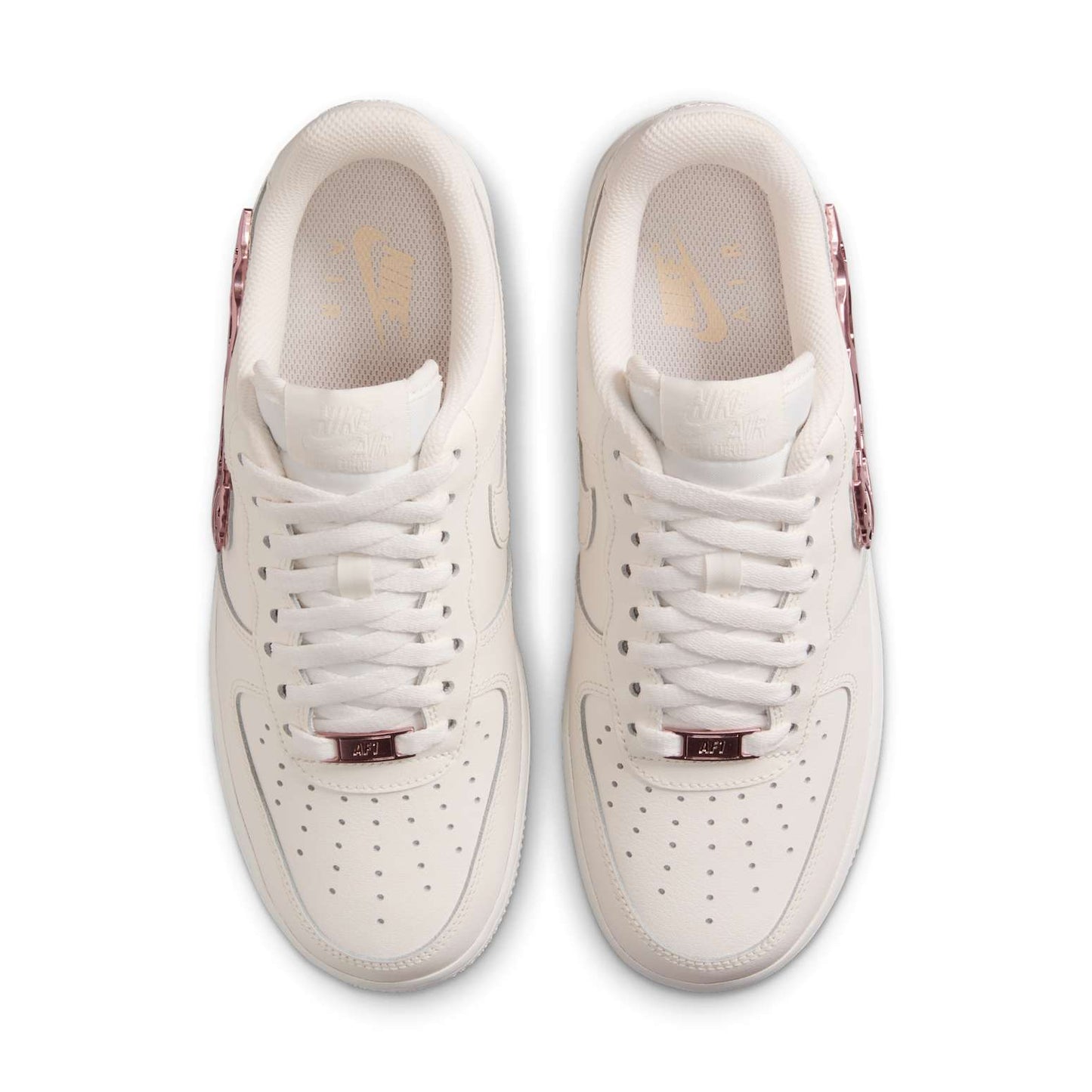 Nike Air Force 1 Low “Liquid Metal Swoosh Metallic Pink”