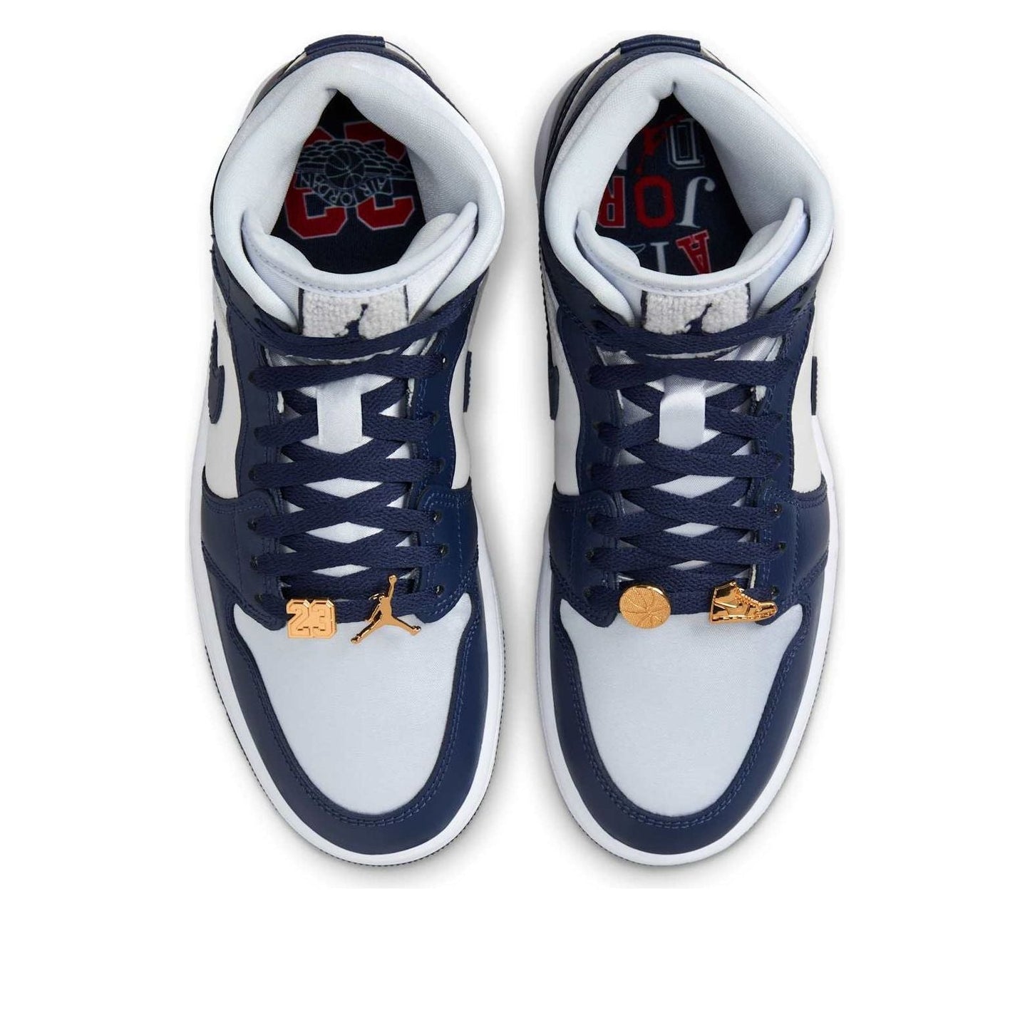 Air Jordan 1 Mid SE “Football Grey White Midnight Navy”