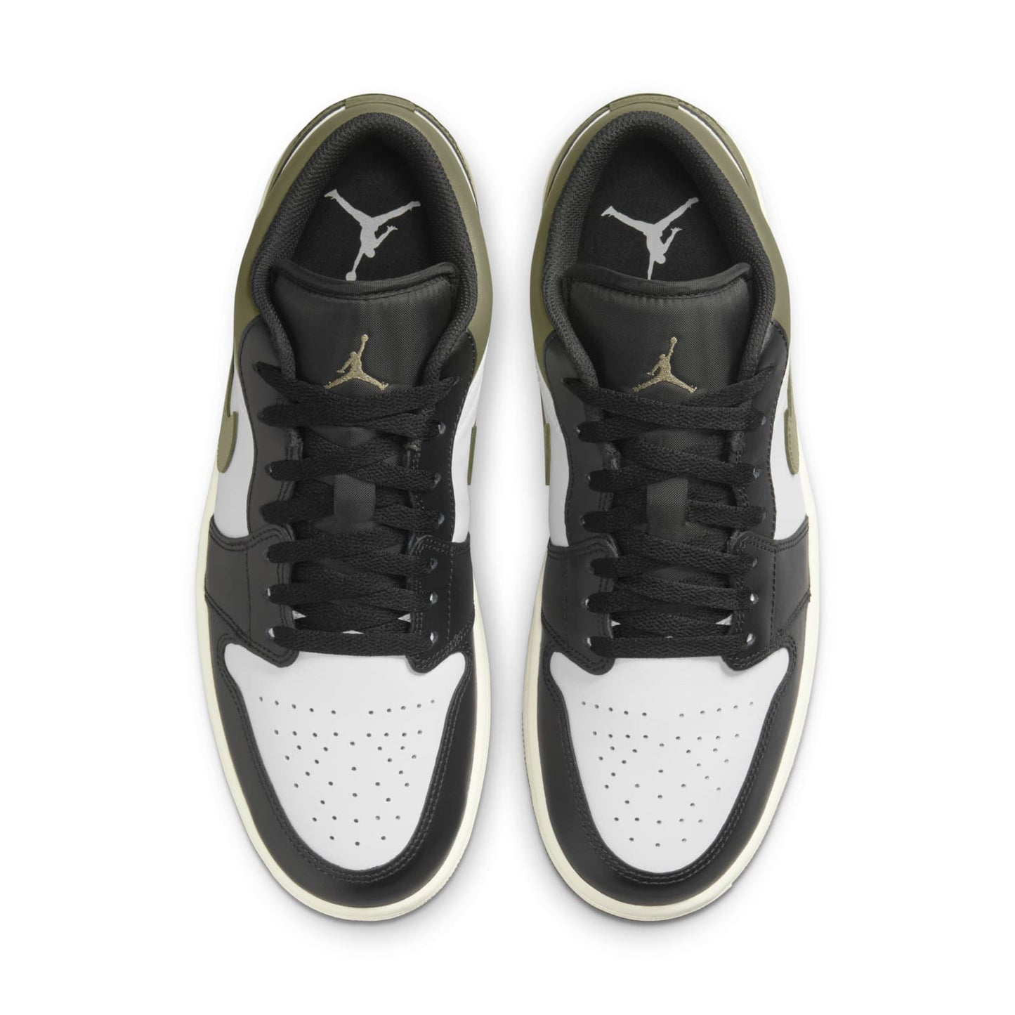 Air Jordan 1 Low “Black White Medium Olive”