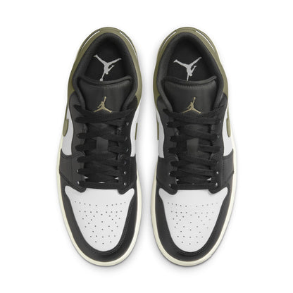 Air Jordan 1 Low “Black White Medium Olive”