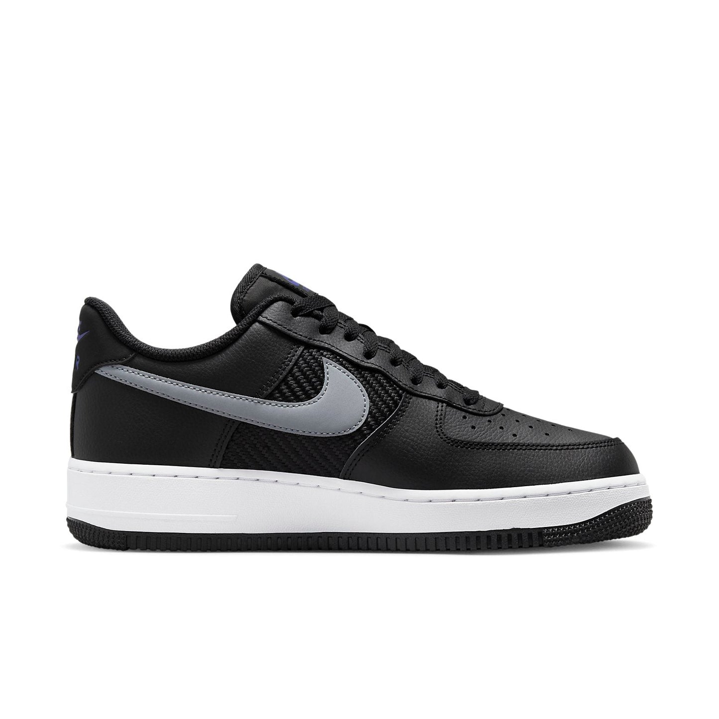 Nike Air Force 1 Low “07 “Double Swoosh Black Racer Blue”