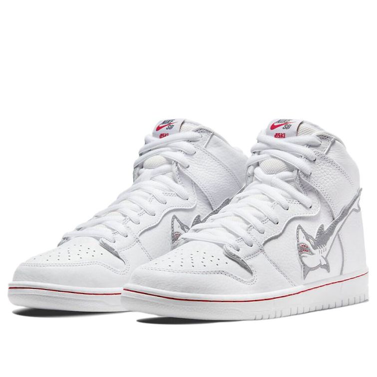 Nike x Oski SB Dunk High Shark “White Grey”