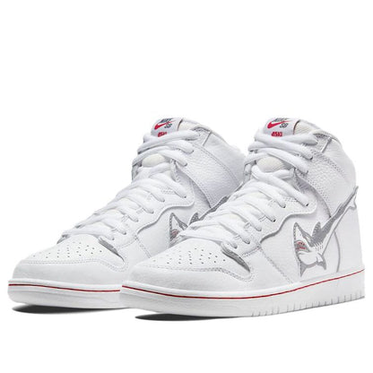 Nike x Oski SB Dunk High Shark “White Grey”