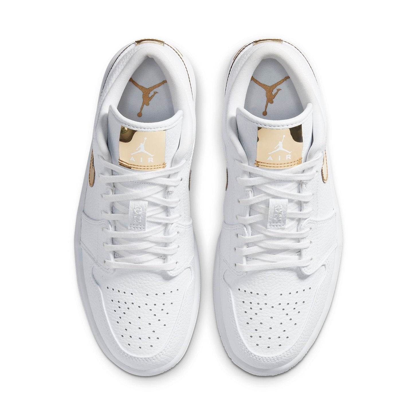 Air Jordan 1 Retro Low “White Metallic Gold”