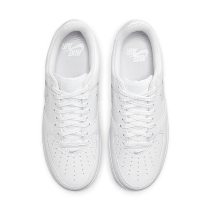 Nike Air Force 1 Low 07 Retro “Color of the Month Jewel Swoosh Triple White”
