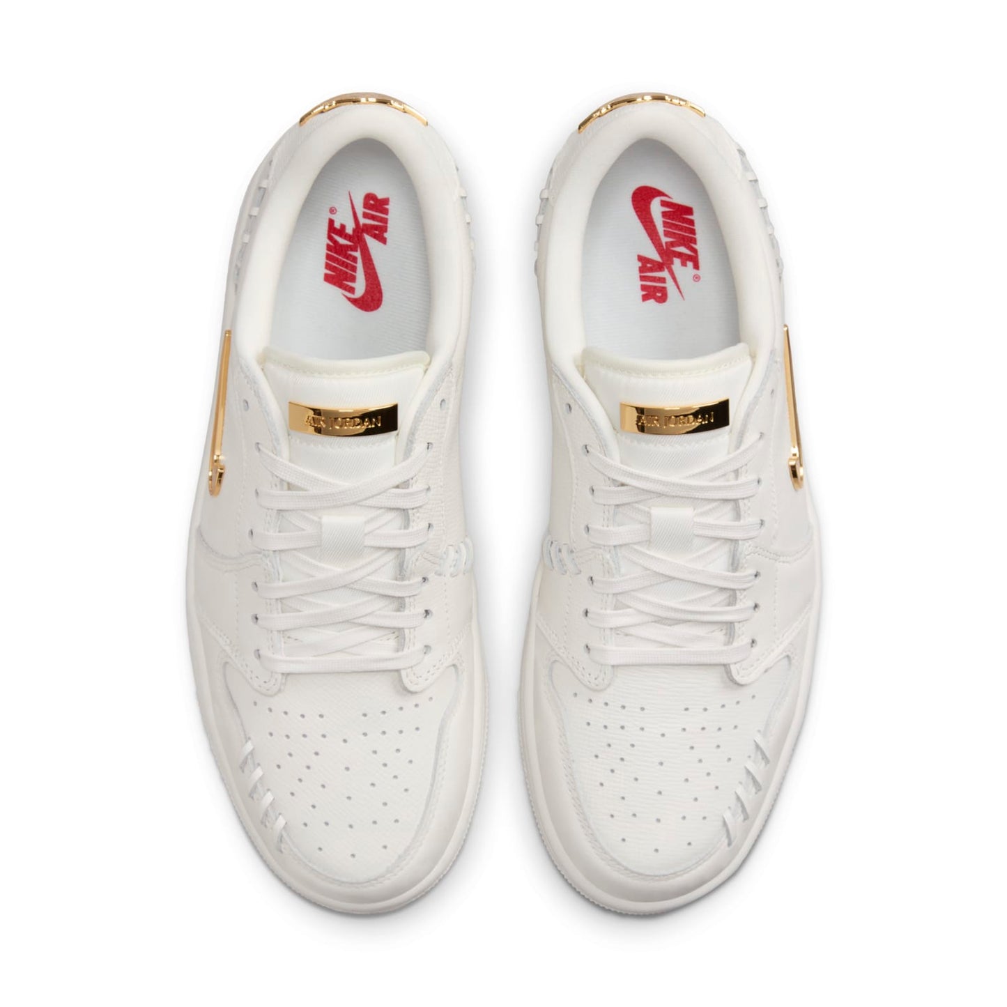 Air Jordan 1 Low Method of Make “Sail Metallic Gold”