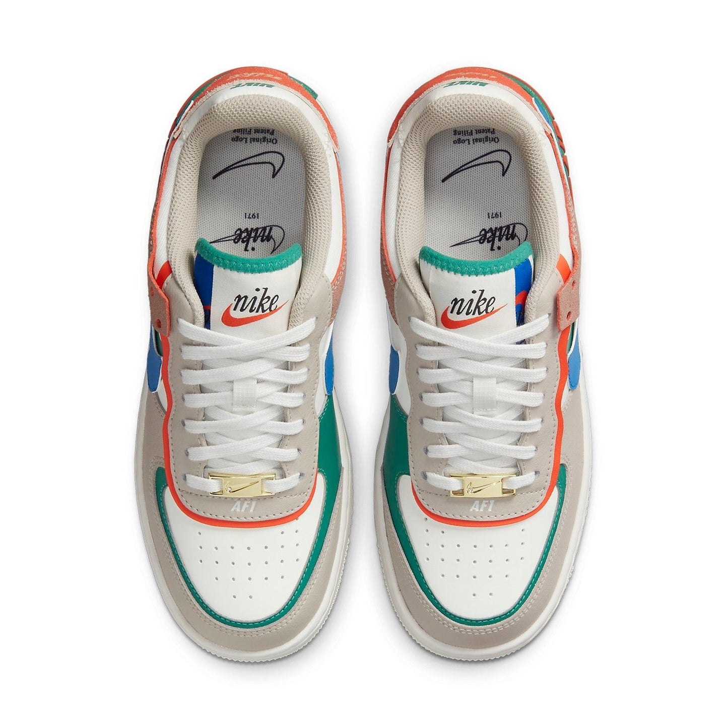 Nike Air Force 1 Shadow “Sail Signal Blue Green”