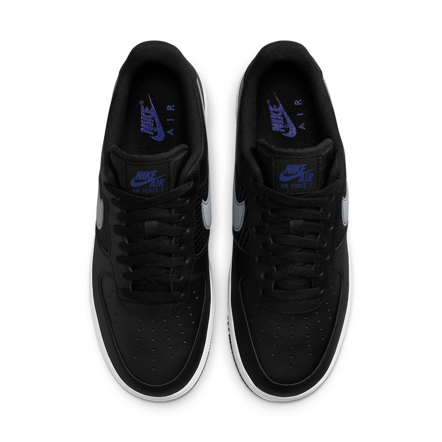 Nike Air Force 1 Low “07 “Double Swoosh Black Racer Blue”