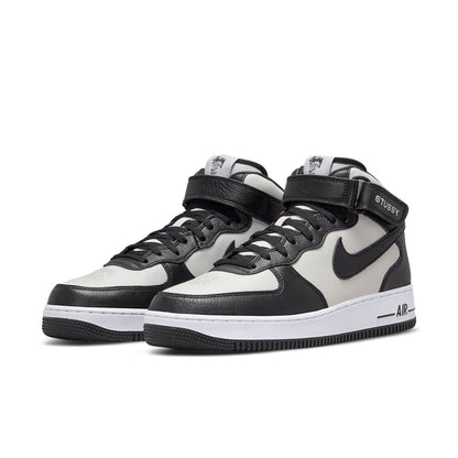 Nike x Stussy Air Force 1 Mid “Black White”
