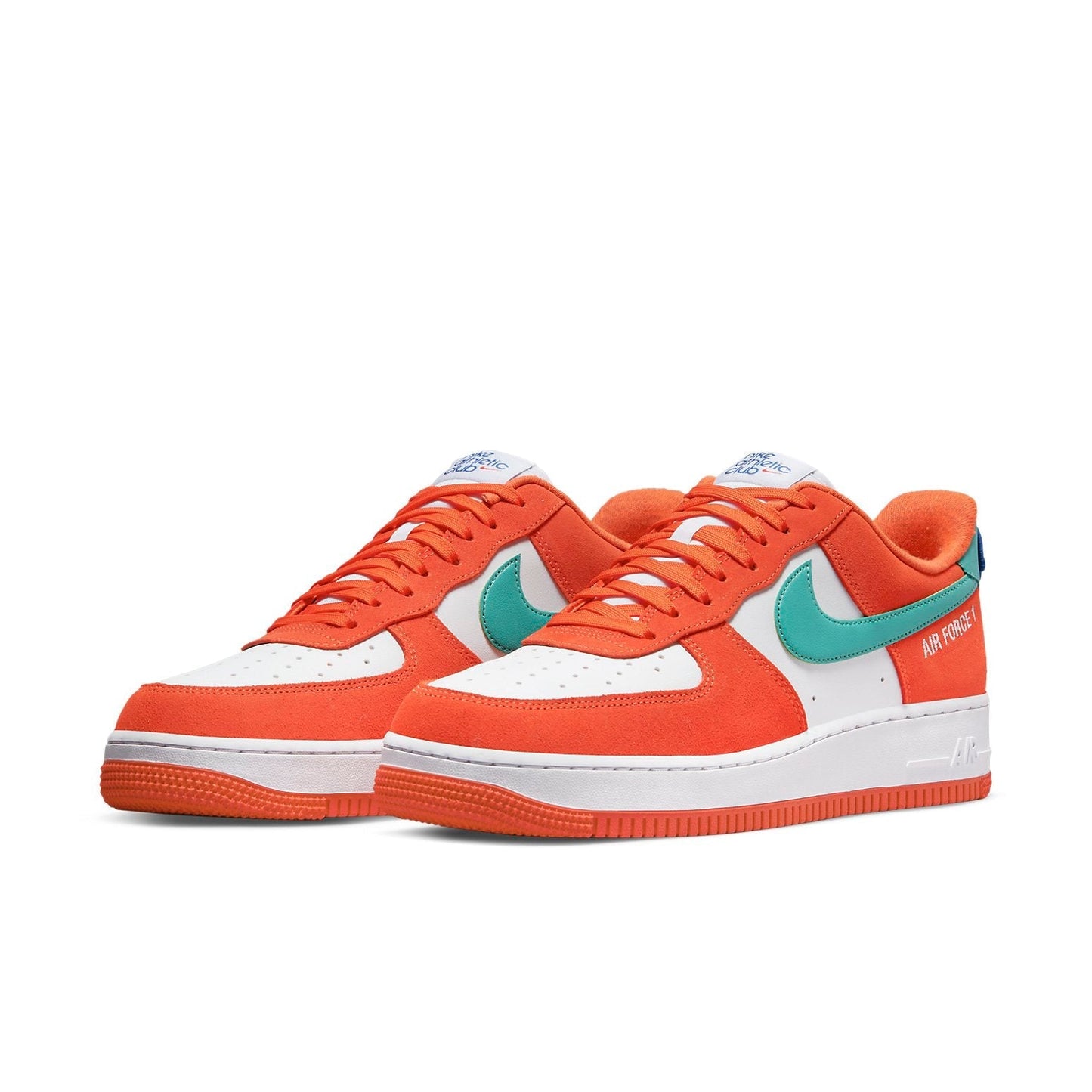 Nike Air Force 1 “07 LV8 “Athletic Club – Rush Orange Washed Teal”