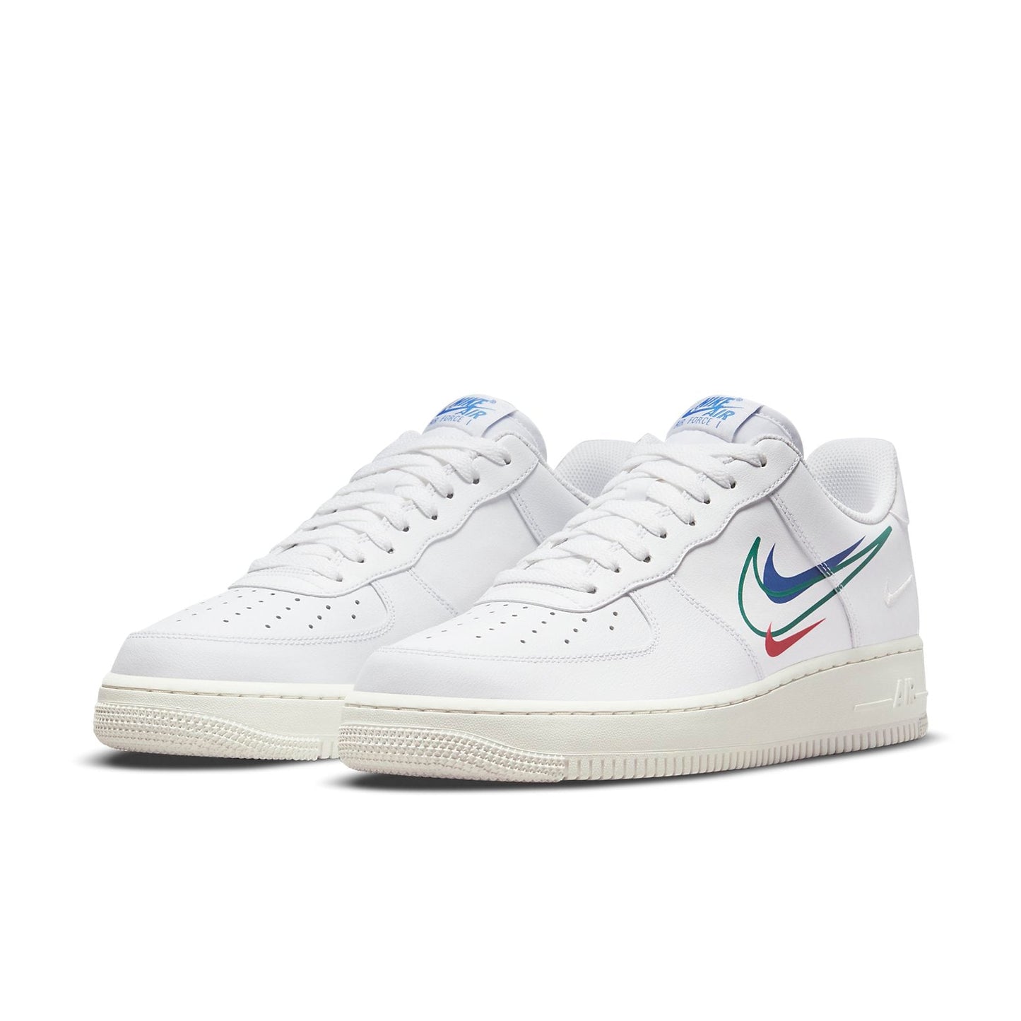 Nike Air Force 1 Low “Multi-Swoosh Blue Red”