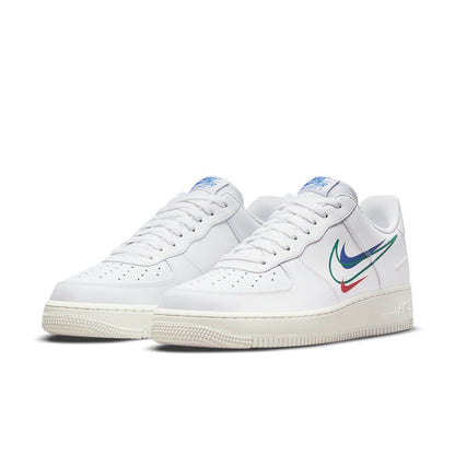 Nike Air Force 1 Low “Multi-Swoosh Blue Red”