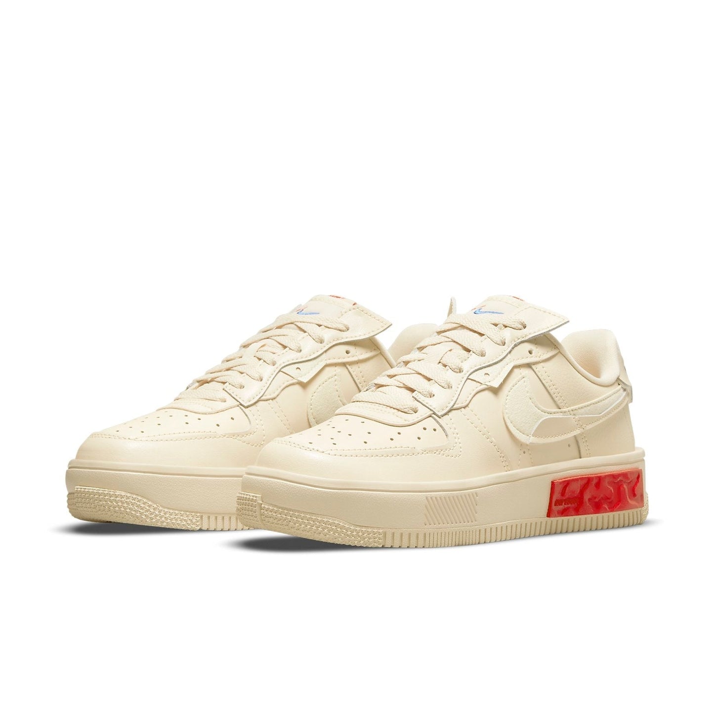Nike Air Force 1 Fontanka “Pearl White University Red”