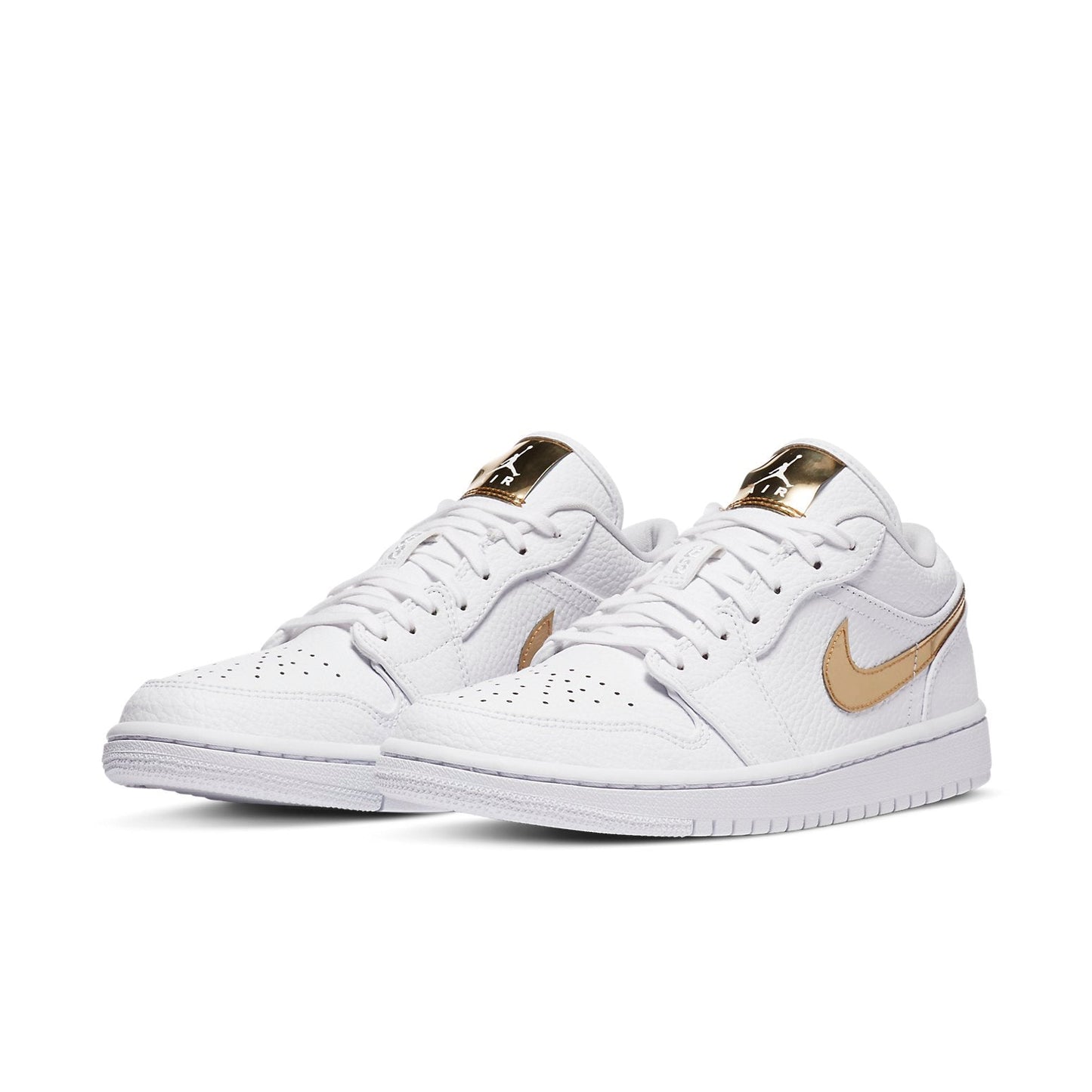 Air Jordan 1 Retro Low “White Metallic Gold”