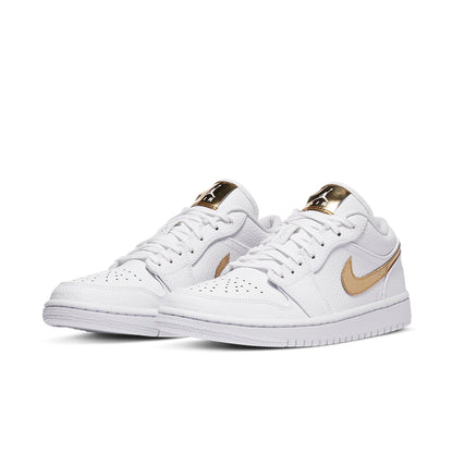 Air Jordan 1 Retro Low “White Metallic Gold”