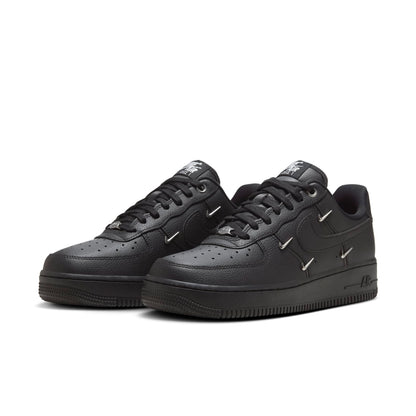 Nike Air Force 1 Low “Black Silver Mini Swoosh”