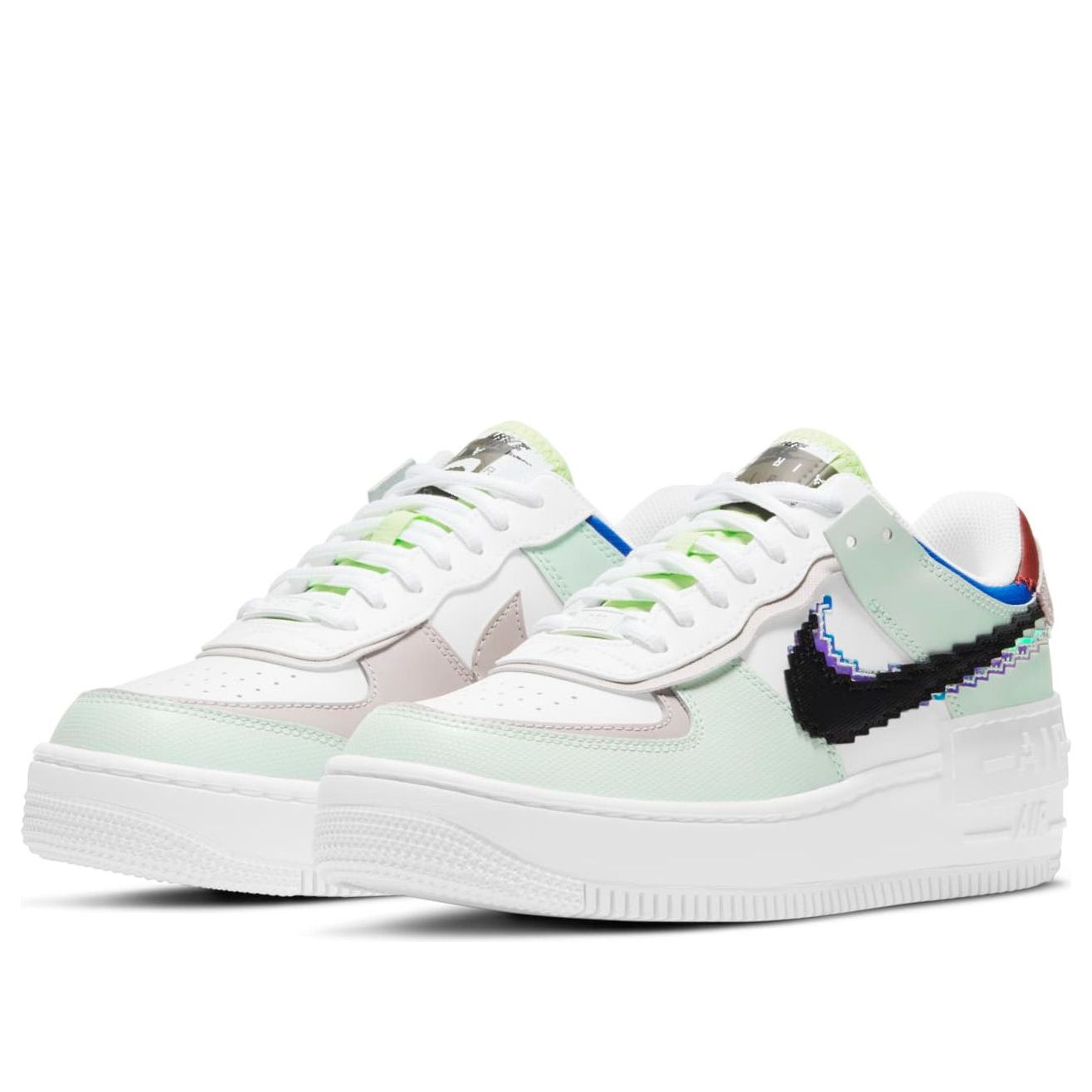 Nike Air Force 1 Shadow SE “Pixel Swoosh – Barely Green”