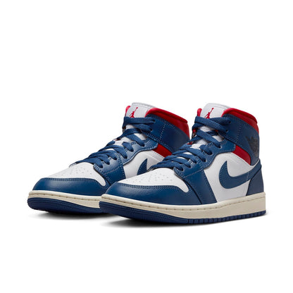 Air Jordan 1 Mid “French Blue Gym Red”