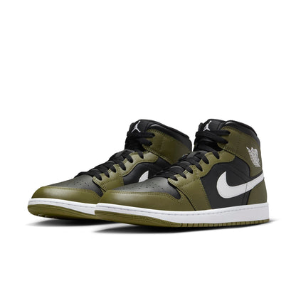 Air Jordan 1 Mid “Black Medium Olive”