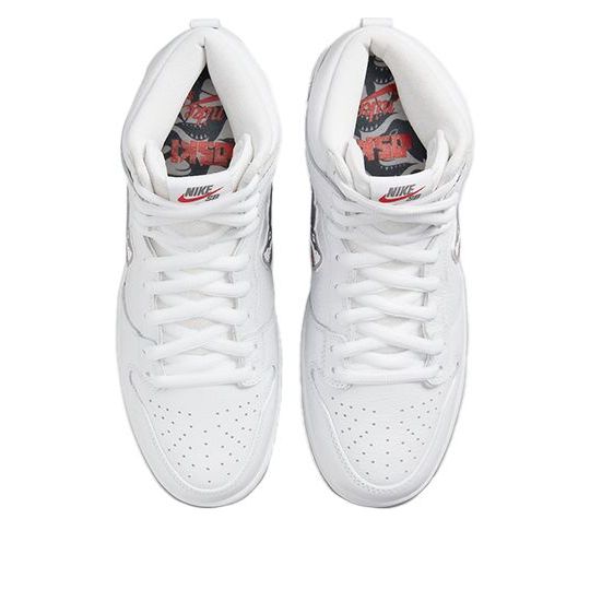 Nike x Oski SB Dunk High Shark “White Grey”