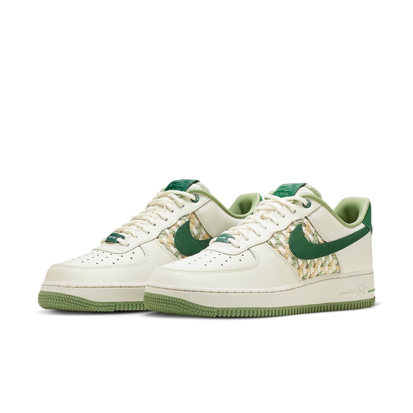 Nike Air Force 1 Low “NAI-KE Light Bone Gorge Green”