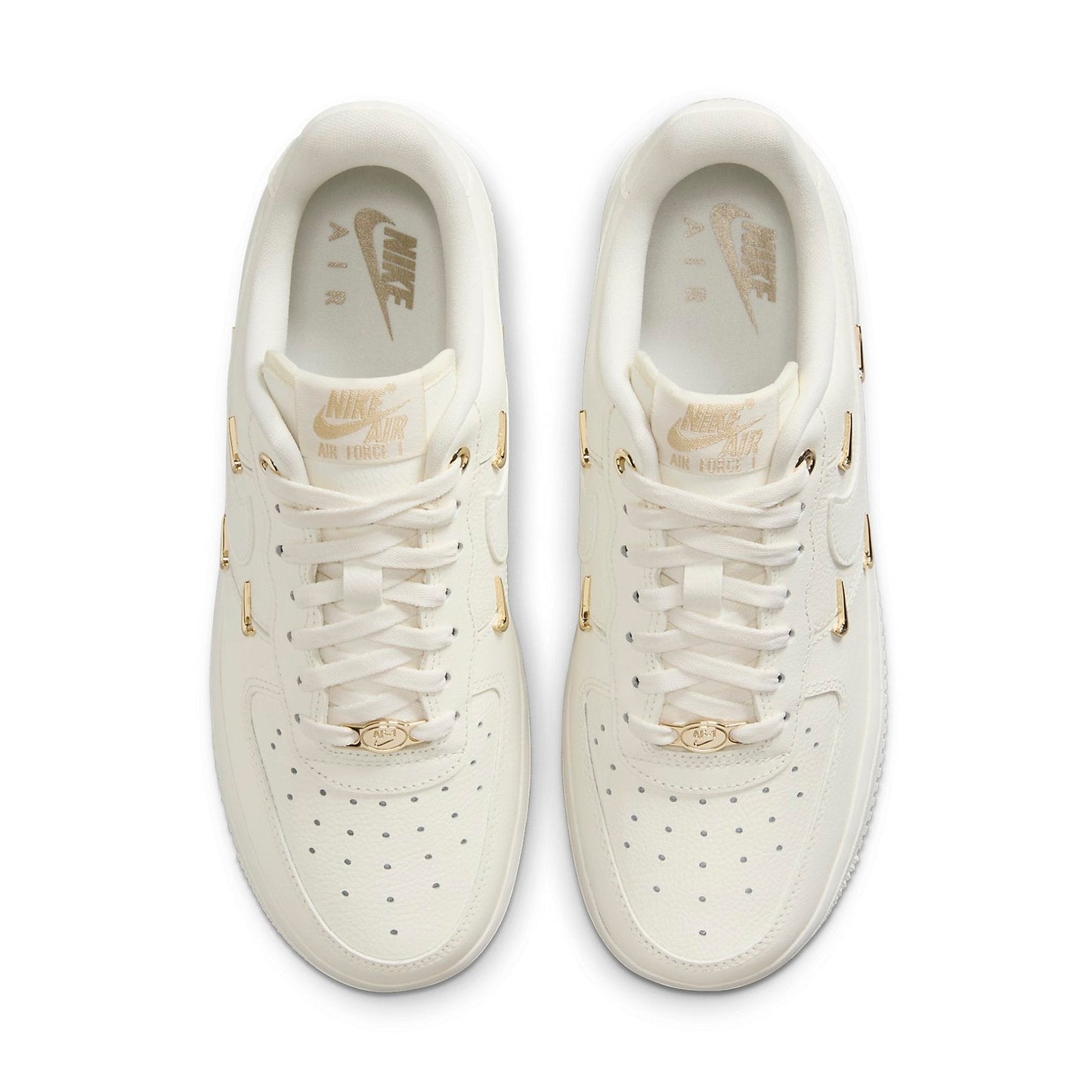 Nike Air Force 1 Low “White Mini Gold Swooshes”