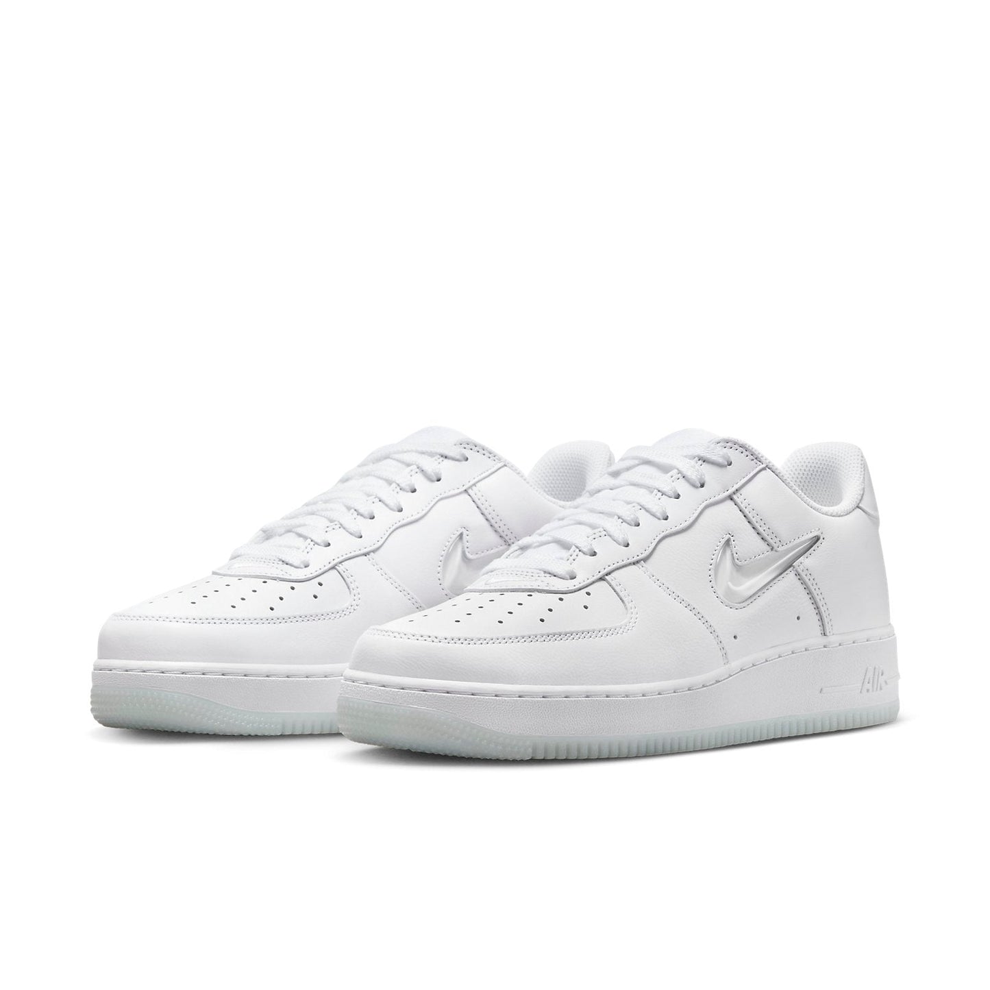 Nike Air Force 1 Low 07 Retro “Color of the Month Jewel Swoosh Triple White”