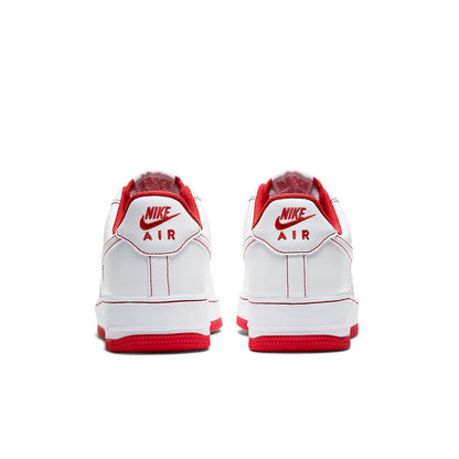 Nike Air Force 1 “07 “Contrast Stitch – White University Red”