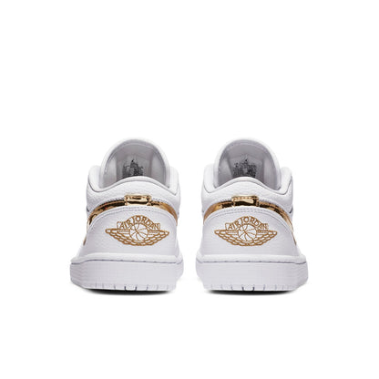 Air Jordan 1 Retro Low “White Metallic Gold”