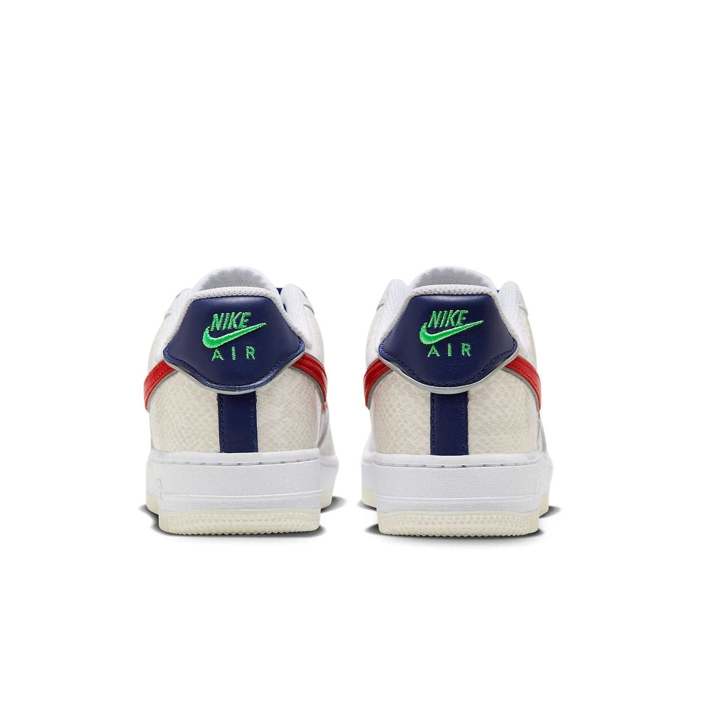 Nike Air Force 1 “07 LX “Just Do It – White University Red Snakeskin”