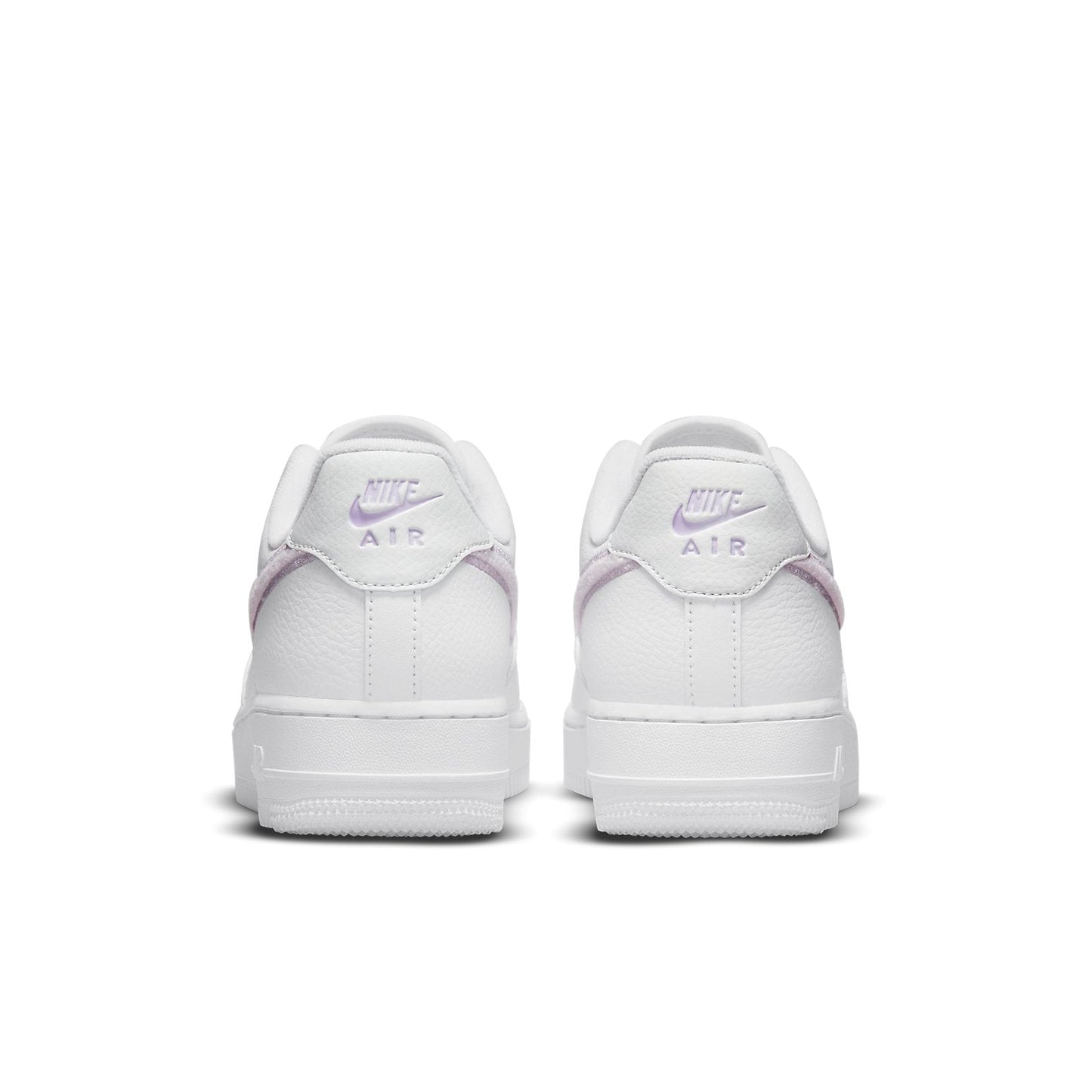 Nike Air Force 1 “07 Essential “Chenille Swoosh – White Lilac”
